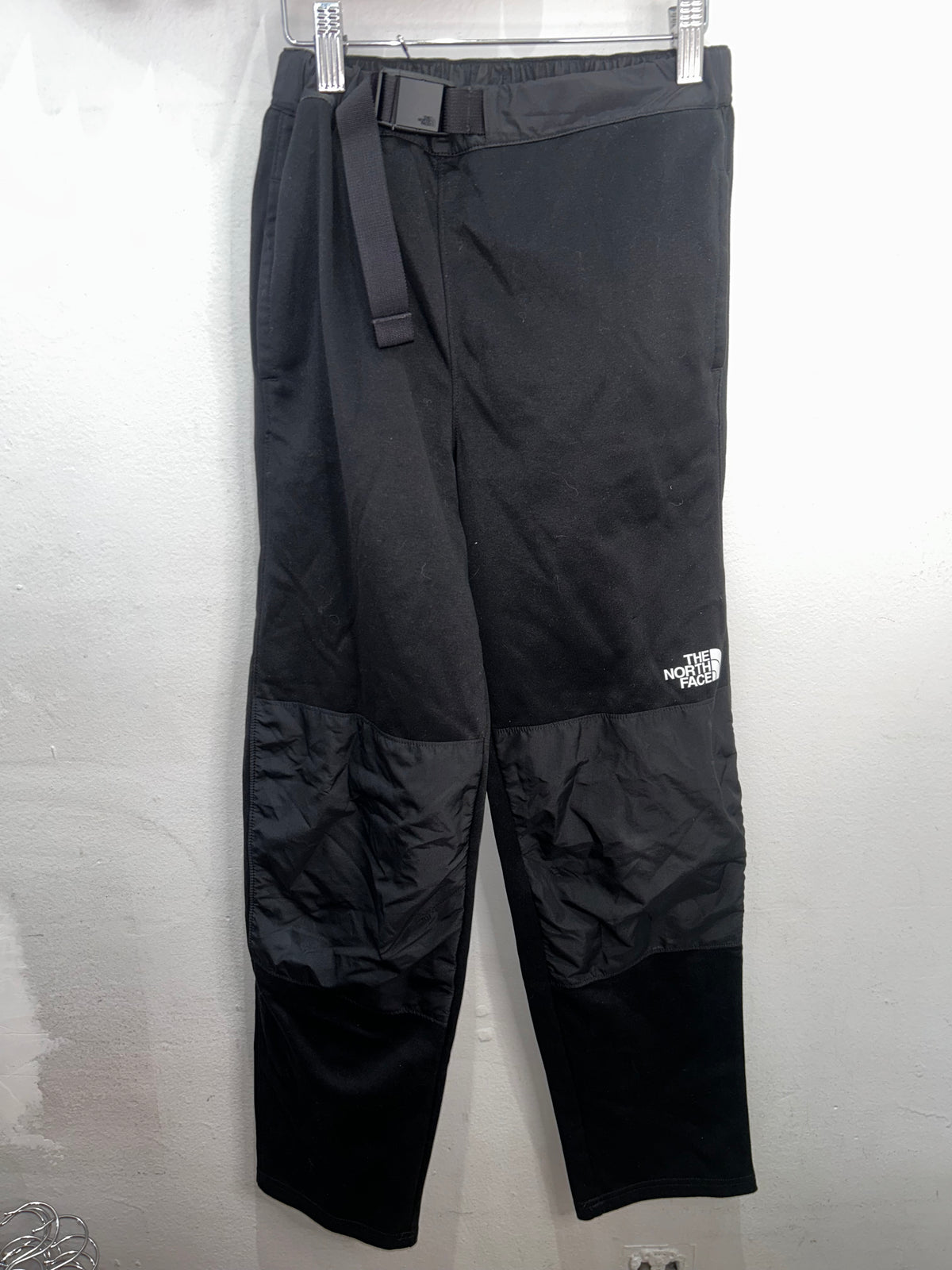 The North Face black fleece lined pants 14-16y