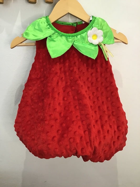 Strawberry costume 12-18m