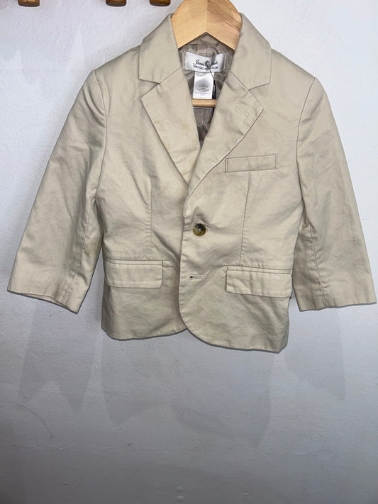 Janie and Jack beige blazer 18-24m