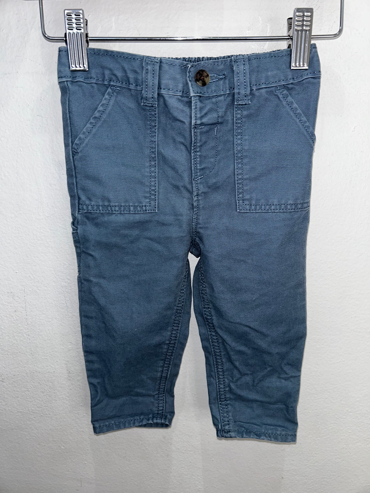 Pastel blue pants 6-12m