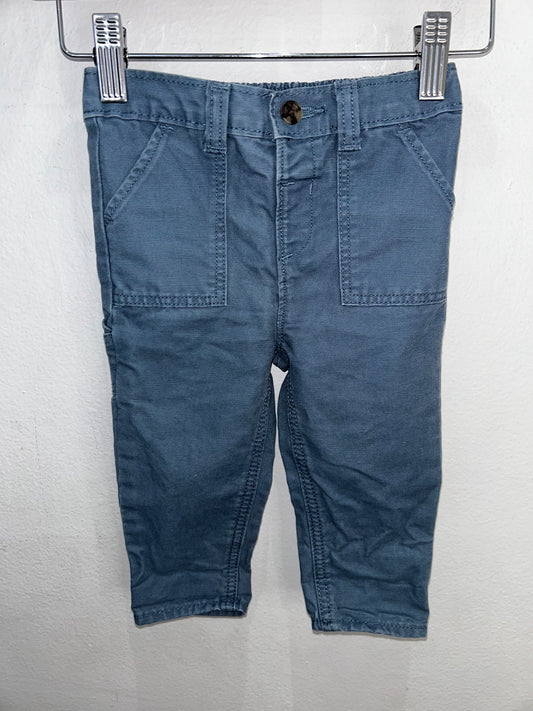 Pastel blue pants 6-12m