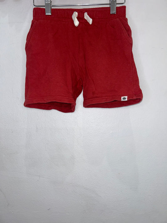 Red jogger shorts 4-5y