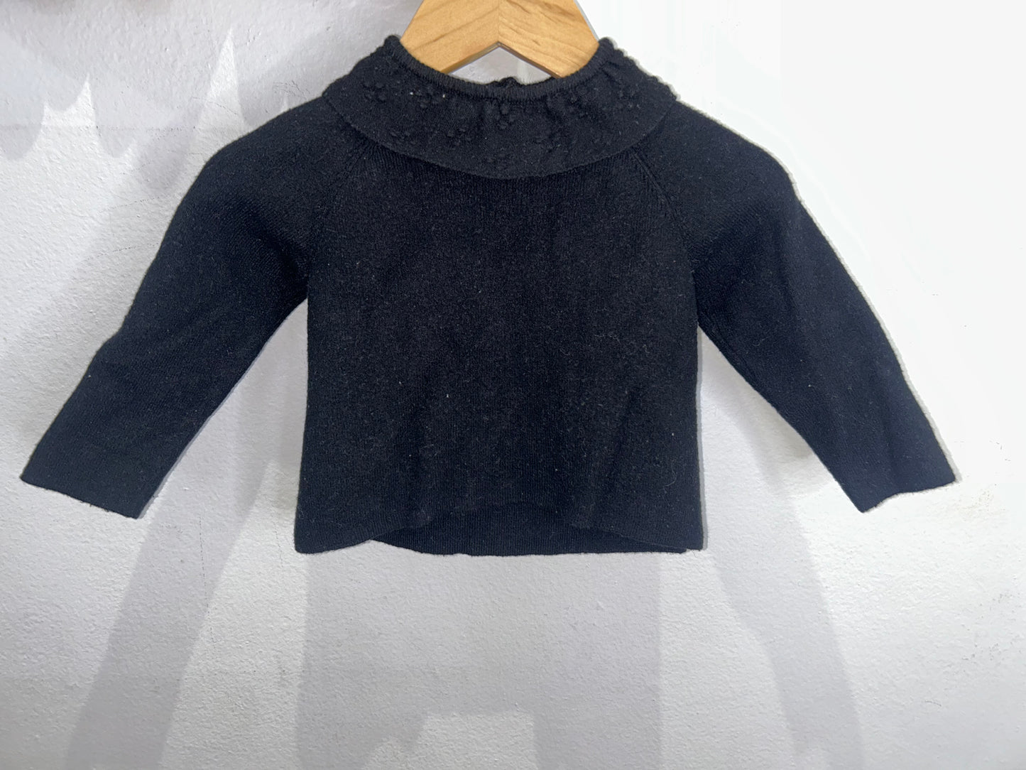 Black sweater set 6-9m