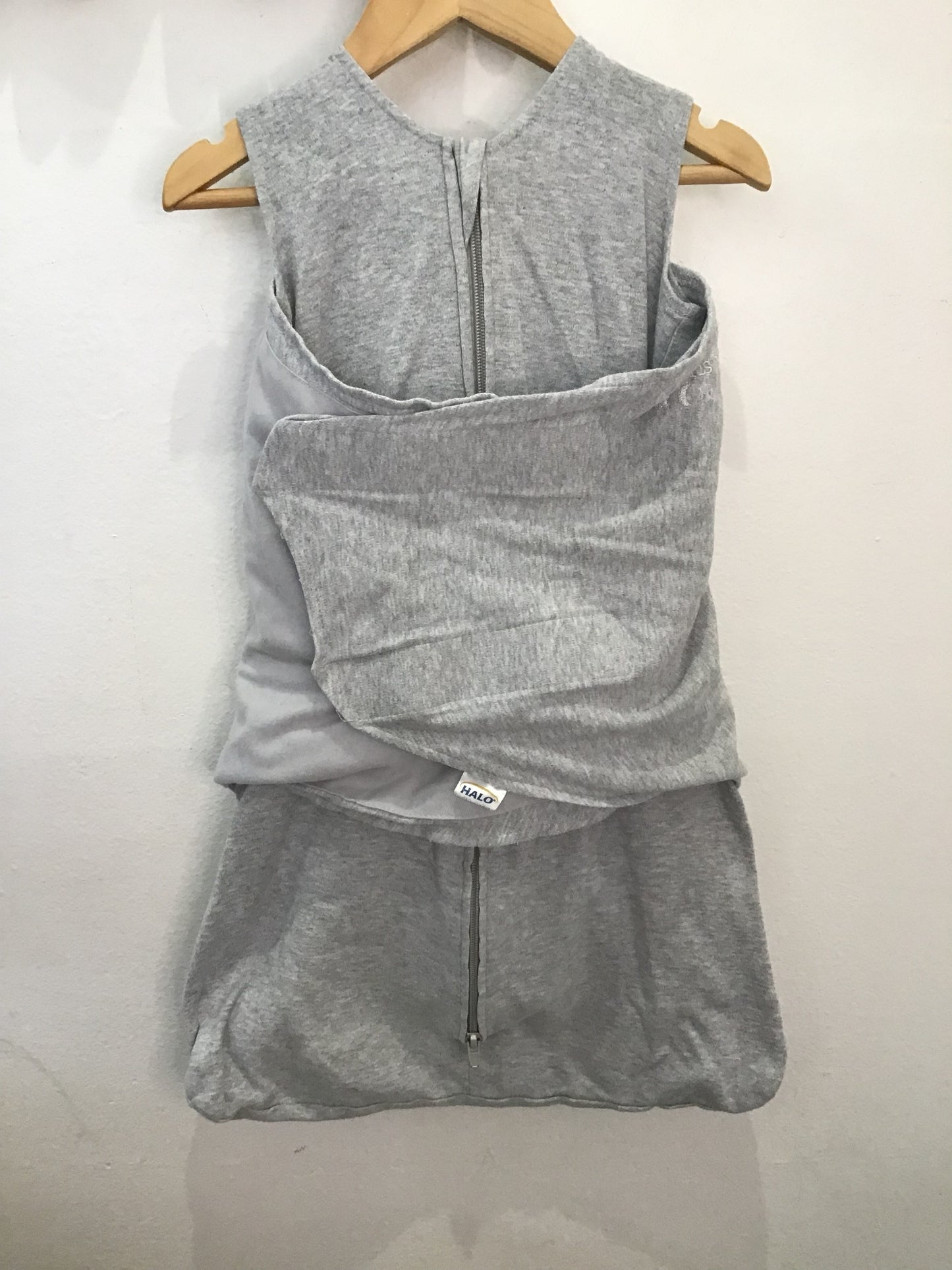 Halo grey swaddle sleepsack 3-6m