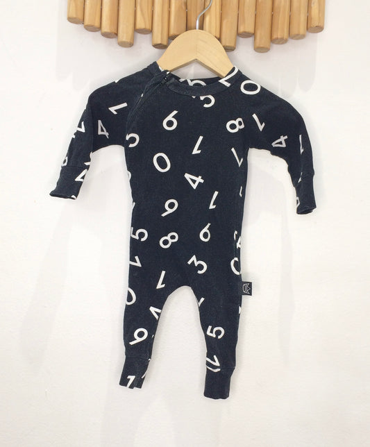 Kipp Kids numbers sleeper 0-3m