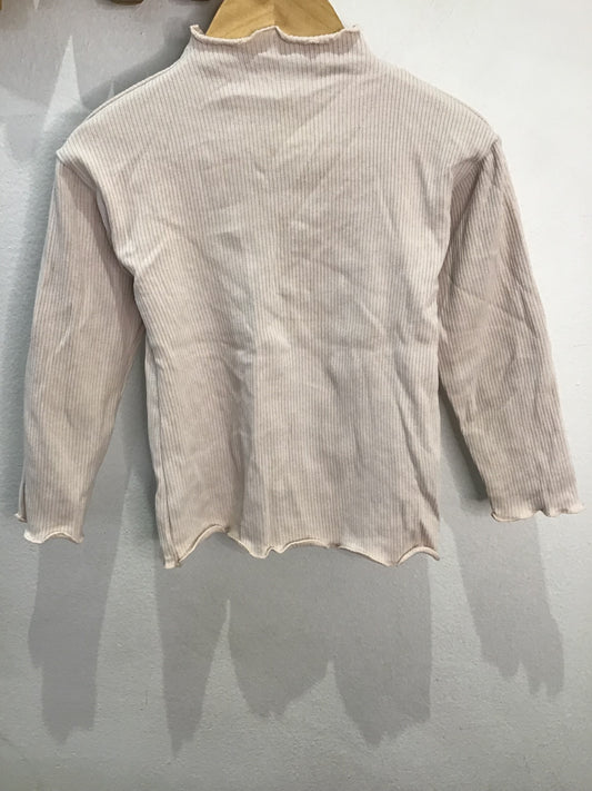 Jamie Kay pink ribbed tee 4y