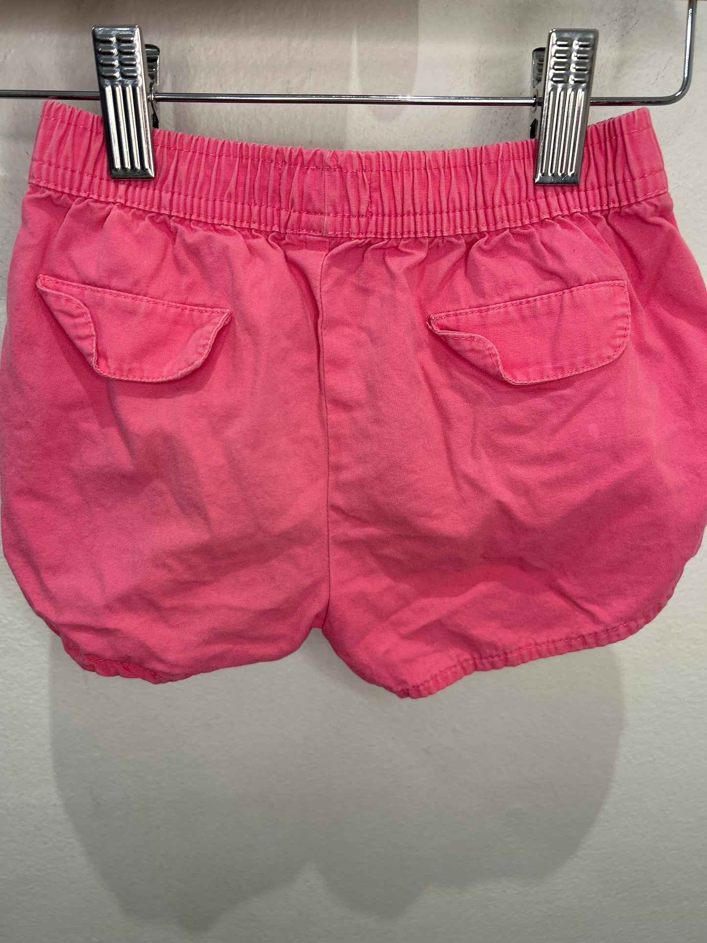 Hot pink shorts 12-18m