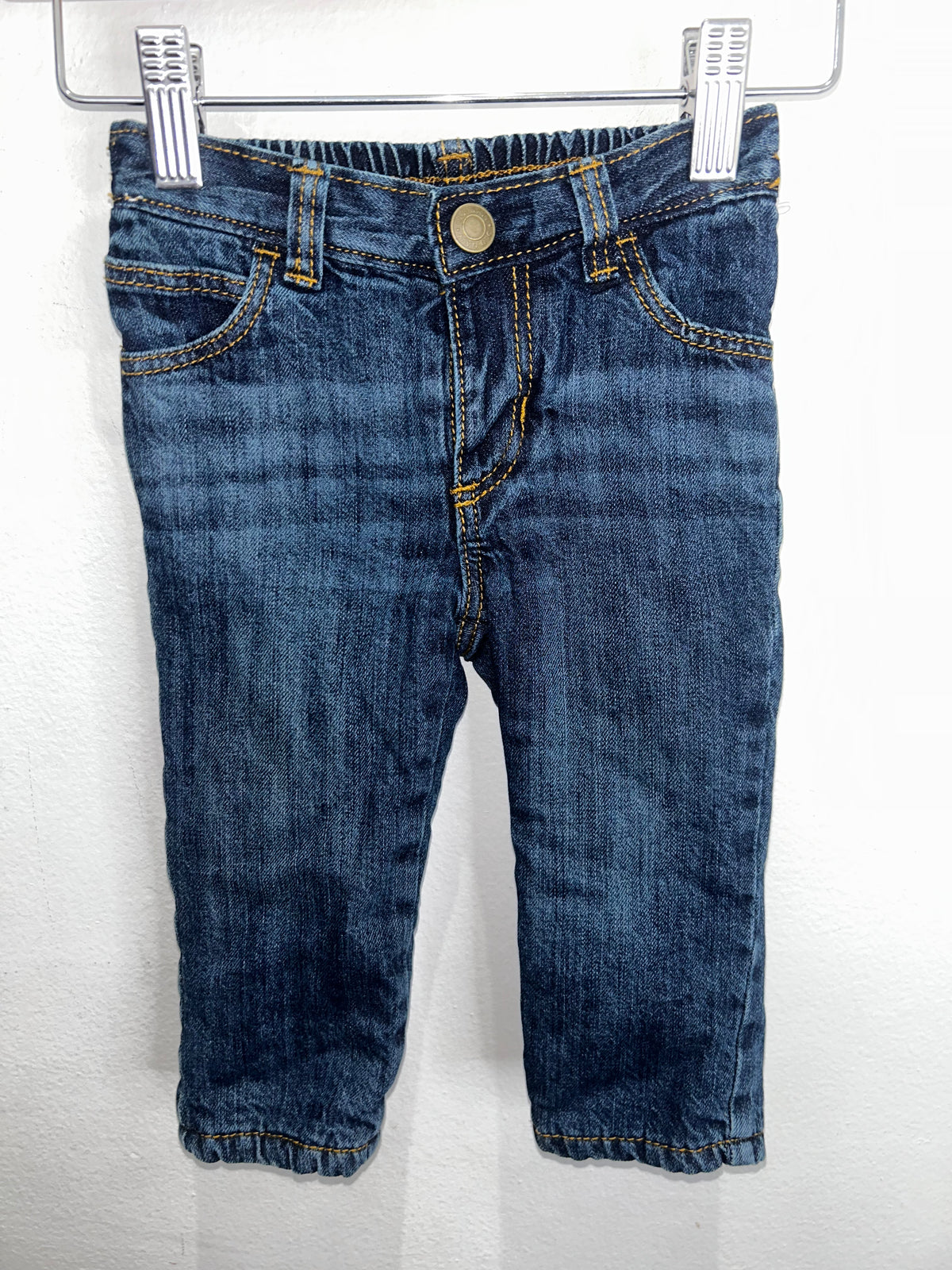 Straight fleece lined jeans 12-18m NEW