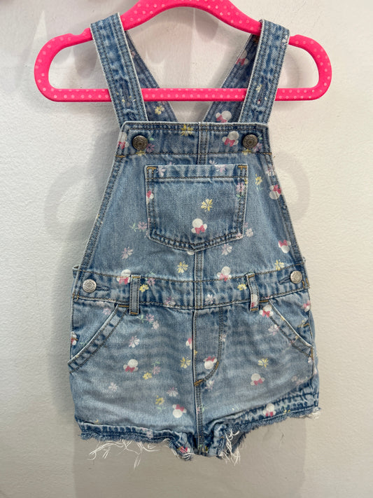 Minnie shorty overalls 3y
