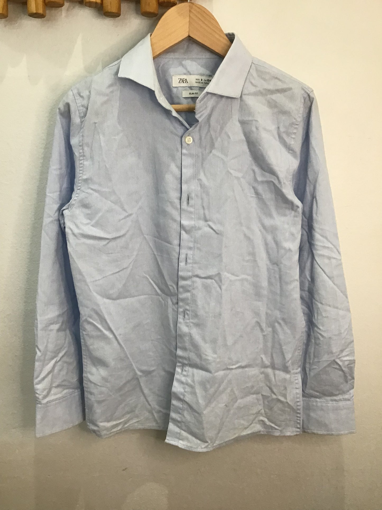 Shirt blue dress 9y