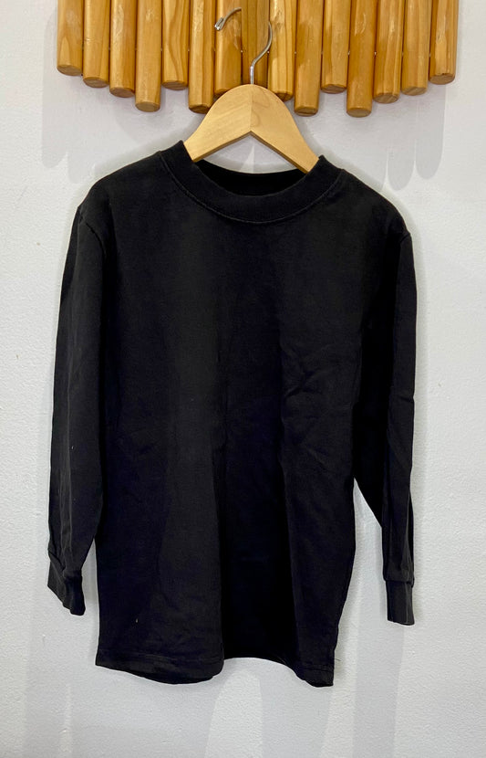 Thick black long sleeve 7y