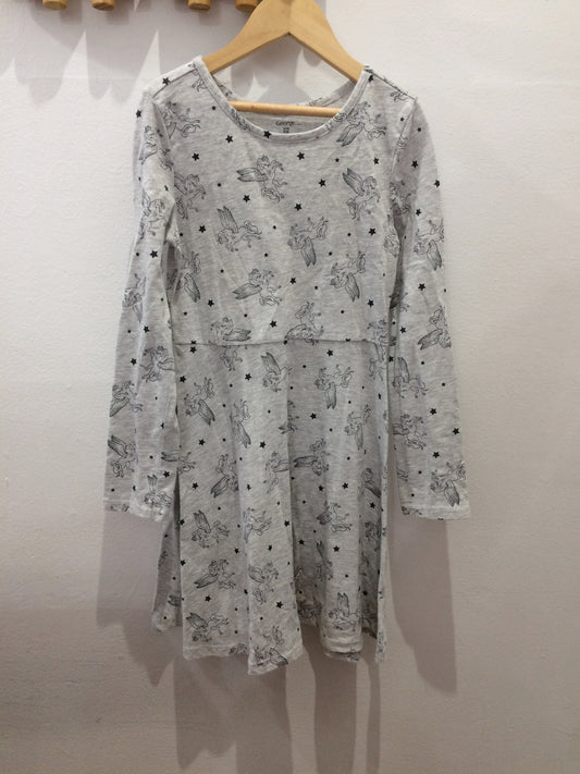 Flying unicorn dress 7-8y