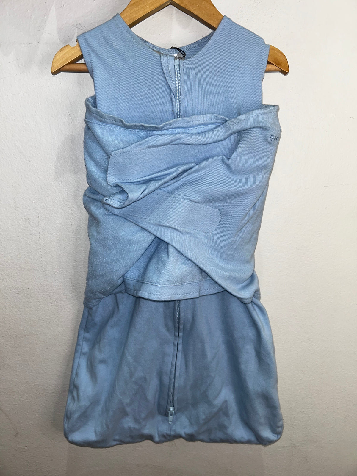 Blue swaddle slepesack 3-6m