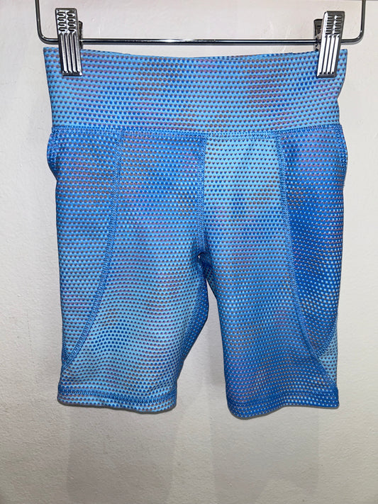 Blue activewear bike shorts 5y