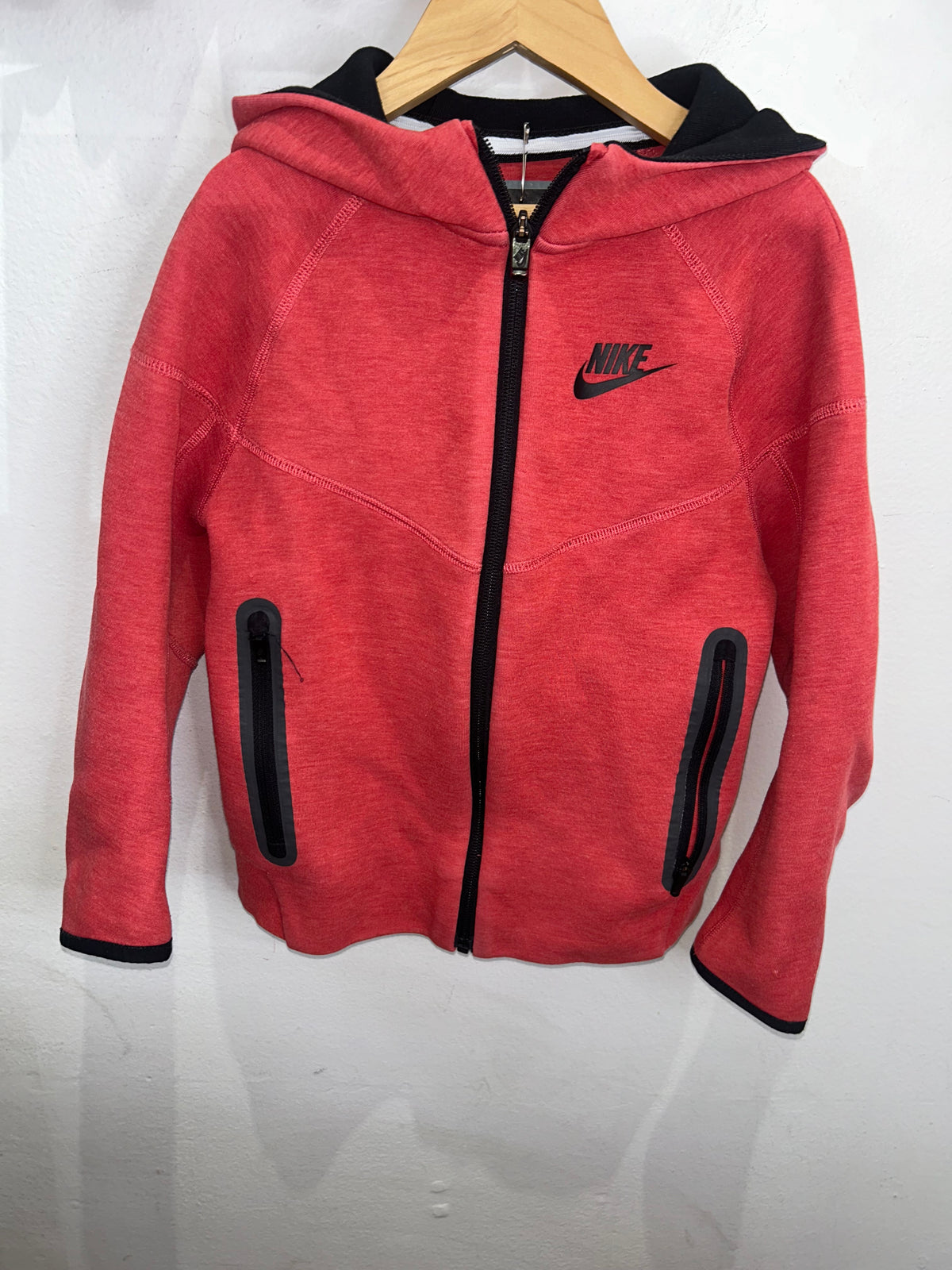 Nike red zip-up 6-7y