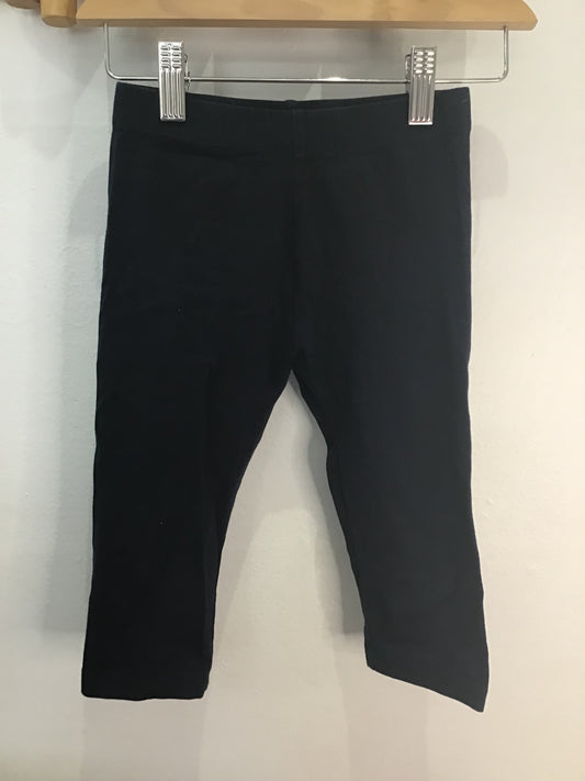 Black crop leggings 5y