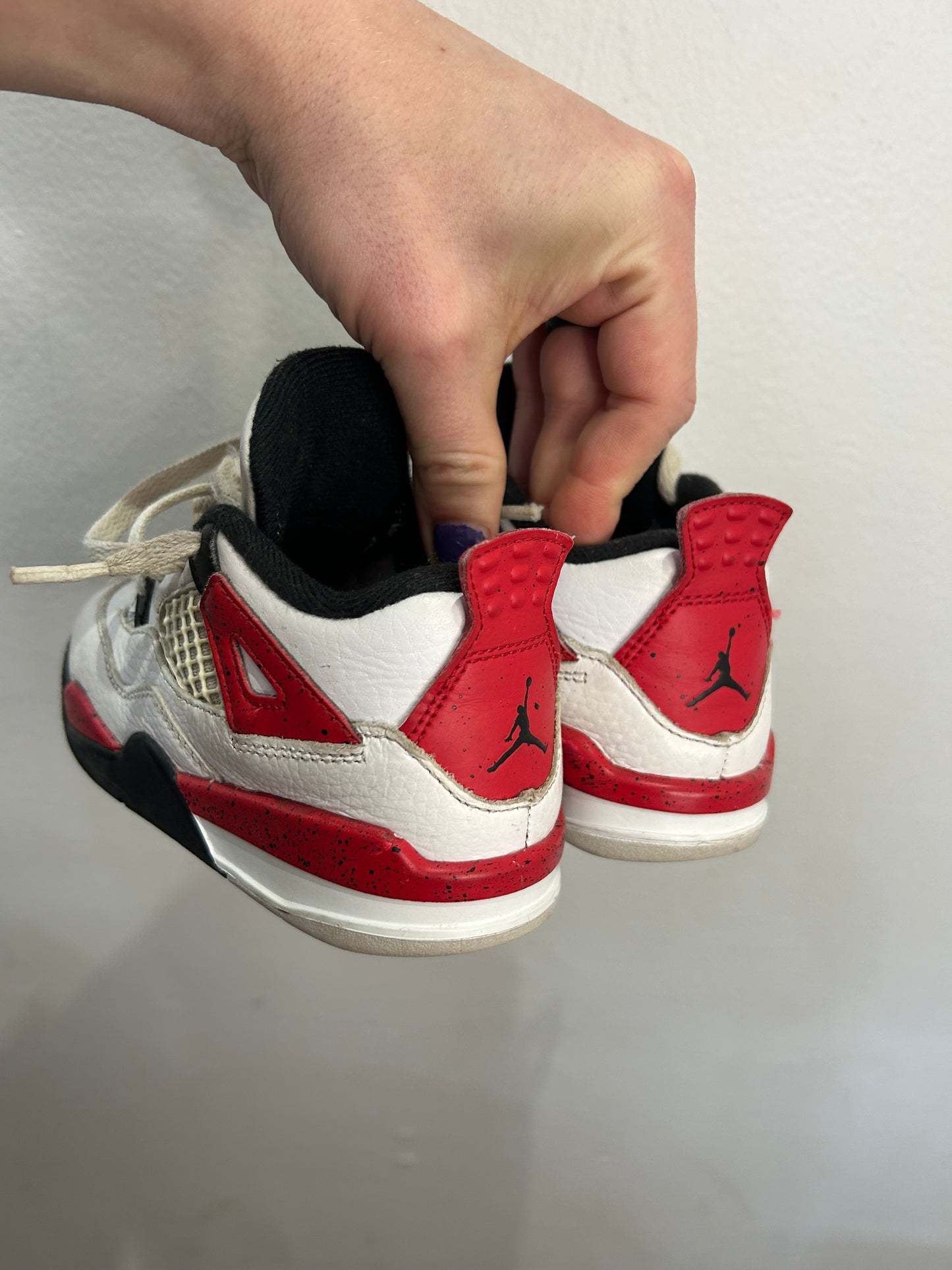 C10 white Jordan hightops