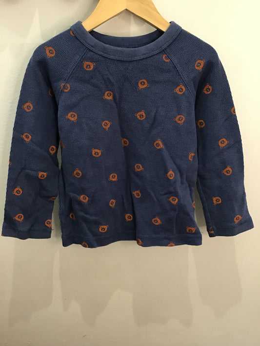 Bears waffle longsleeve 3y