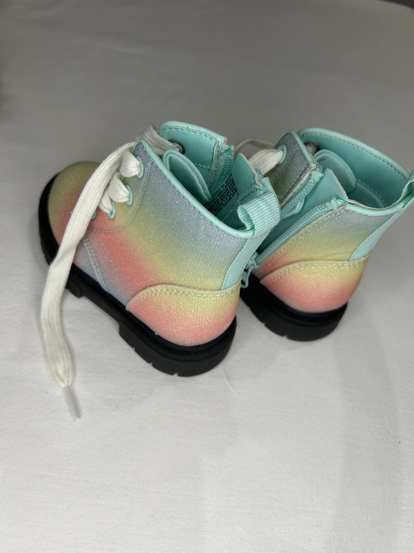 C7 sparkly pastel boots