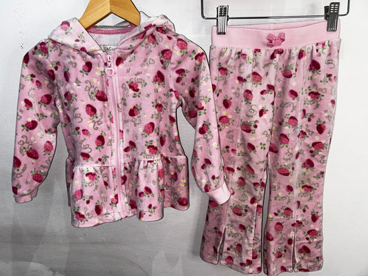 Strawberries jogger set 3y