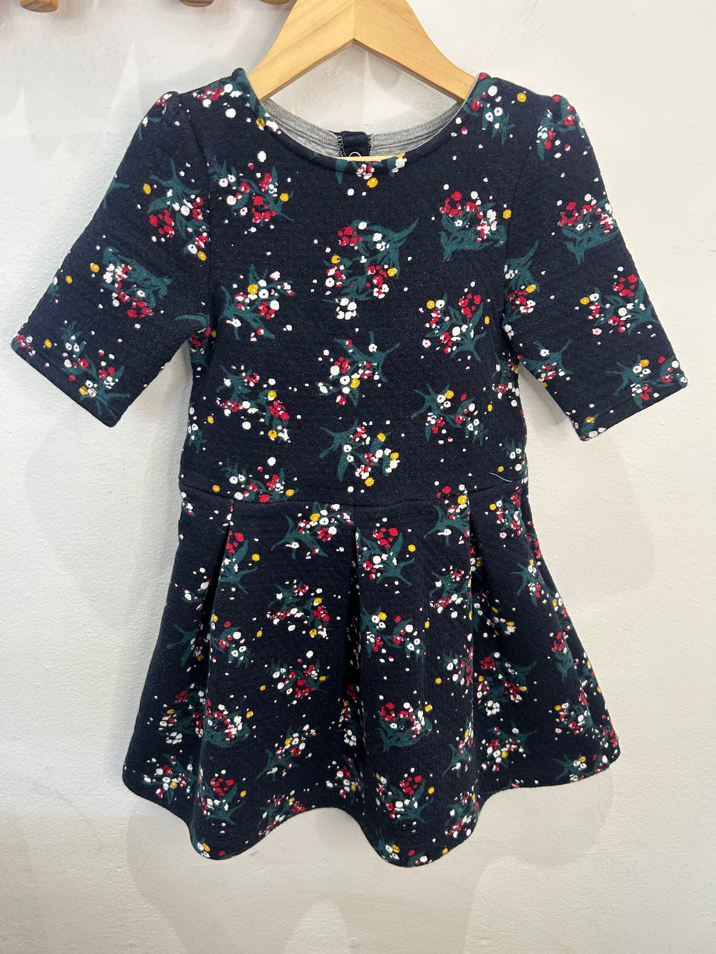Petit Bateau quilted floral dress 5y