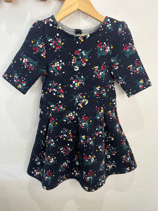 Petit Bateau quilted floral dress 5y