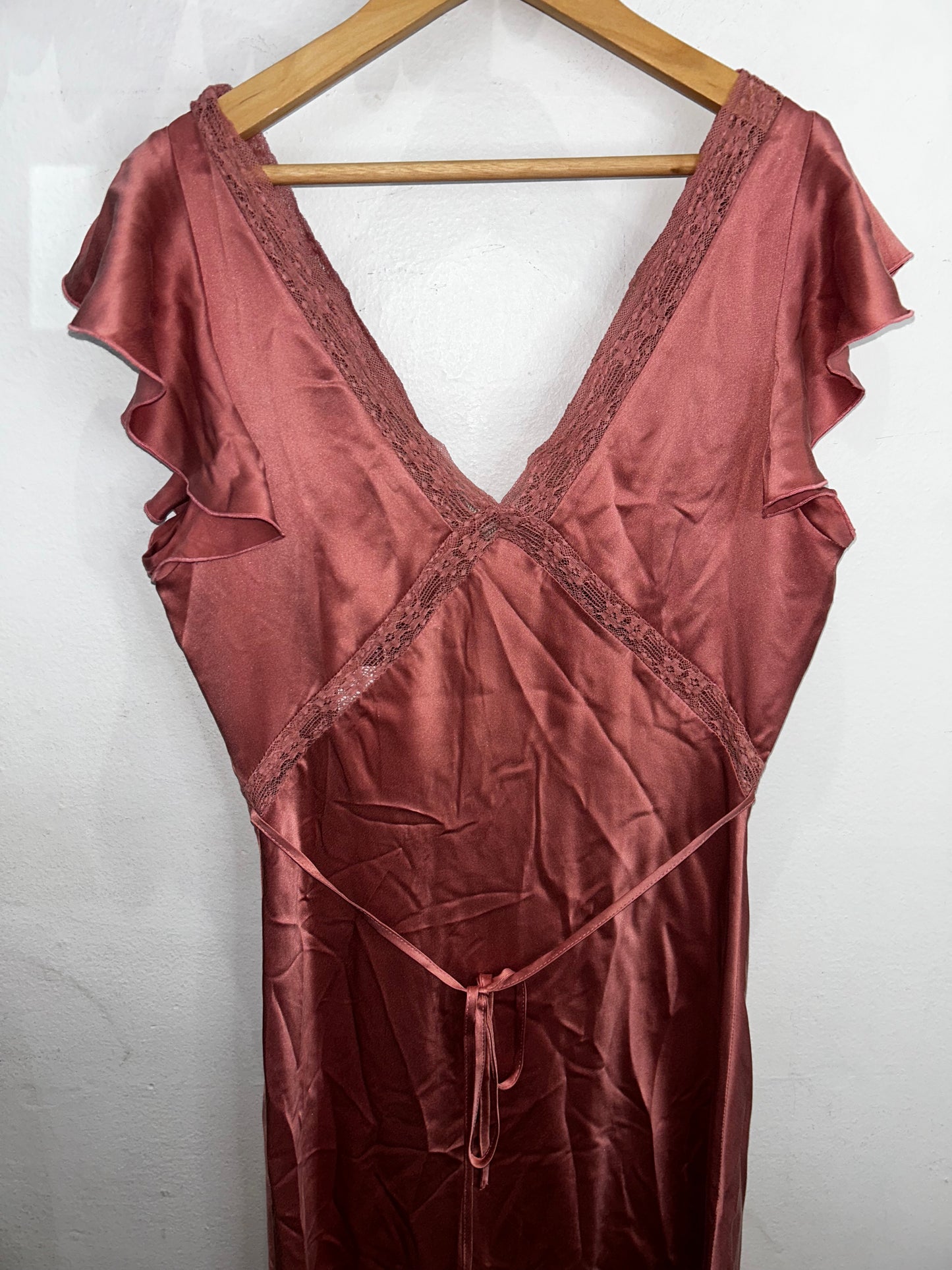 Rose silk and lace dress Adult-M