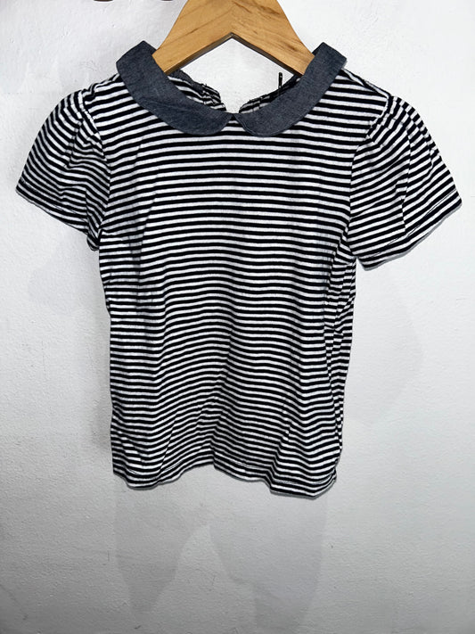 Peter Pan collar tee 4y