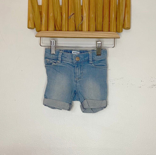 Cuffed jean shorts 18-24m