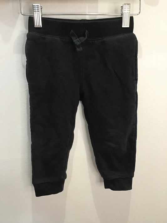 Black joggers 18-24m