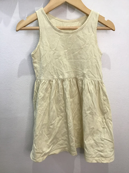 Butter yellow dress 2-4y