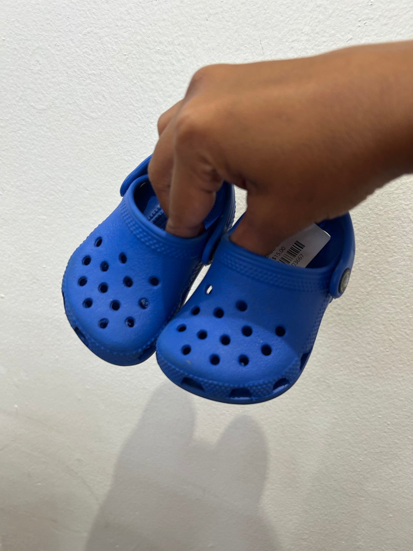 C3 blue Crocs