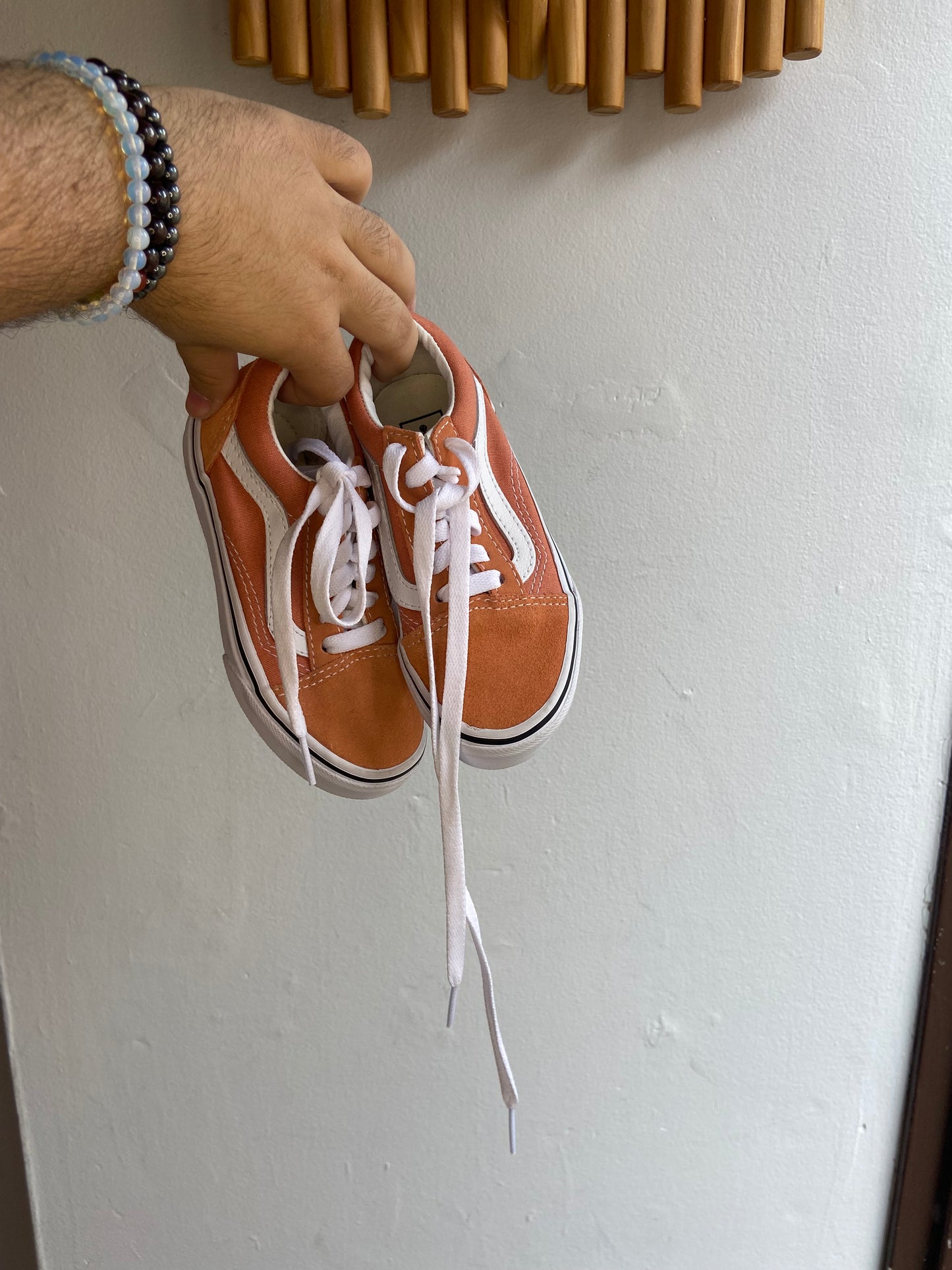 C11 peach Vans- like new