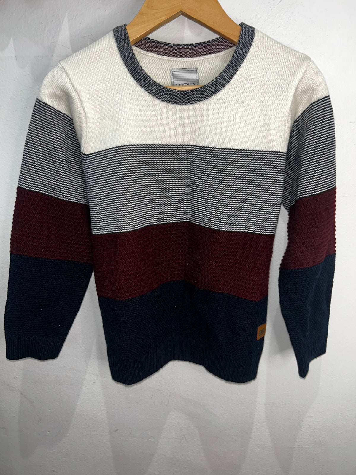 Colourblock sweater 6-7y