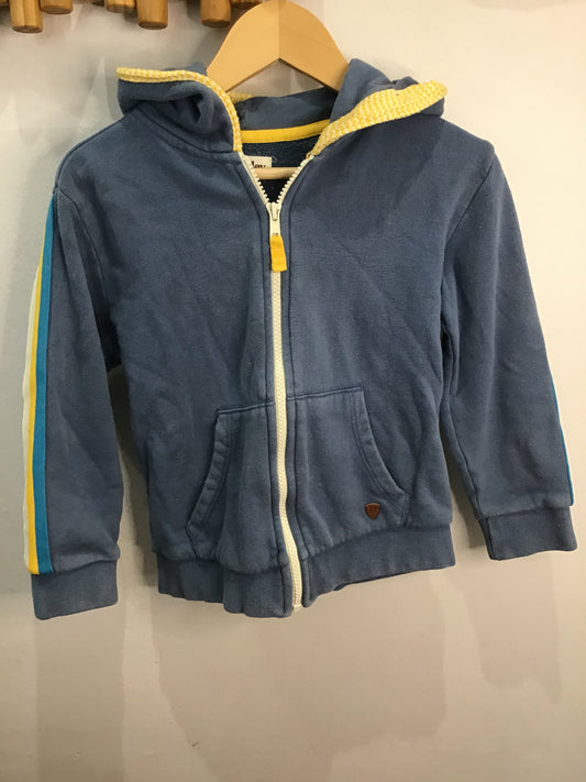 Sweatshirt blue w yellow detail 5y