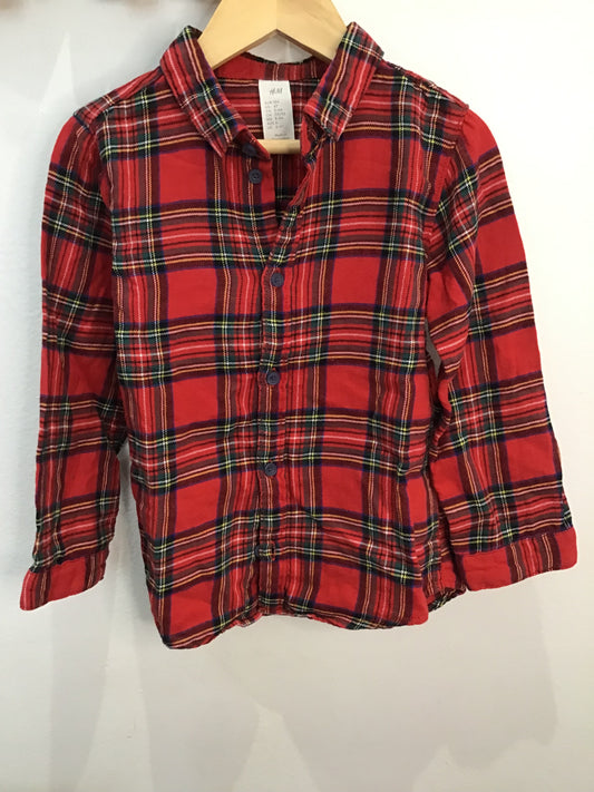 Shirt stewart tartan 3-4y