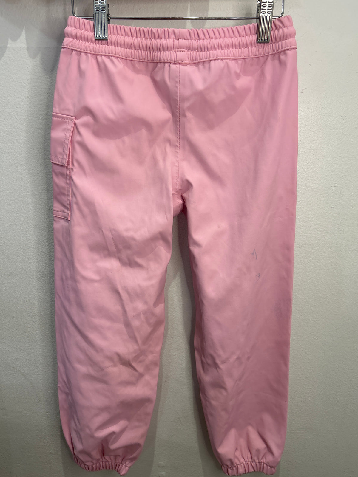 Hatley pink rainpants 8y