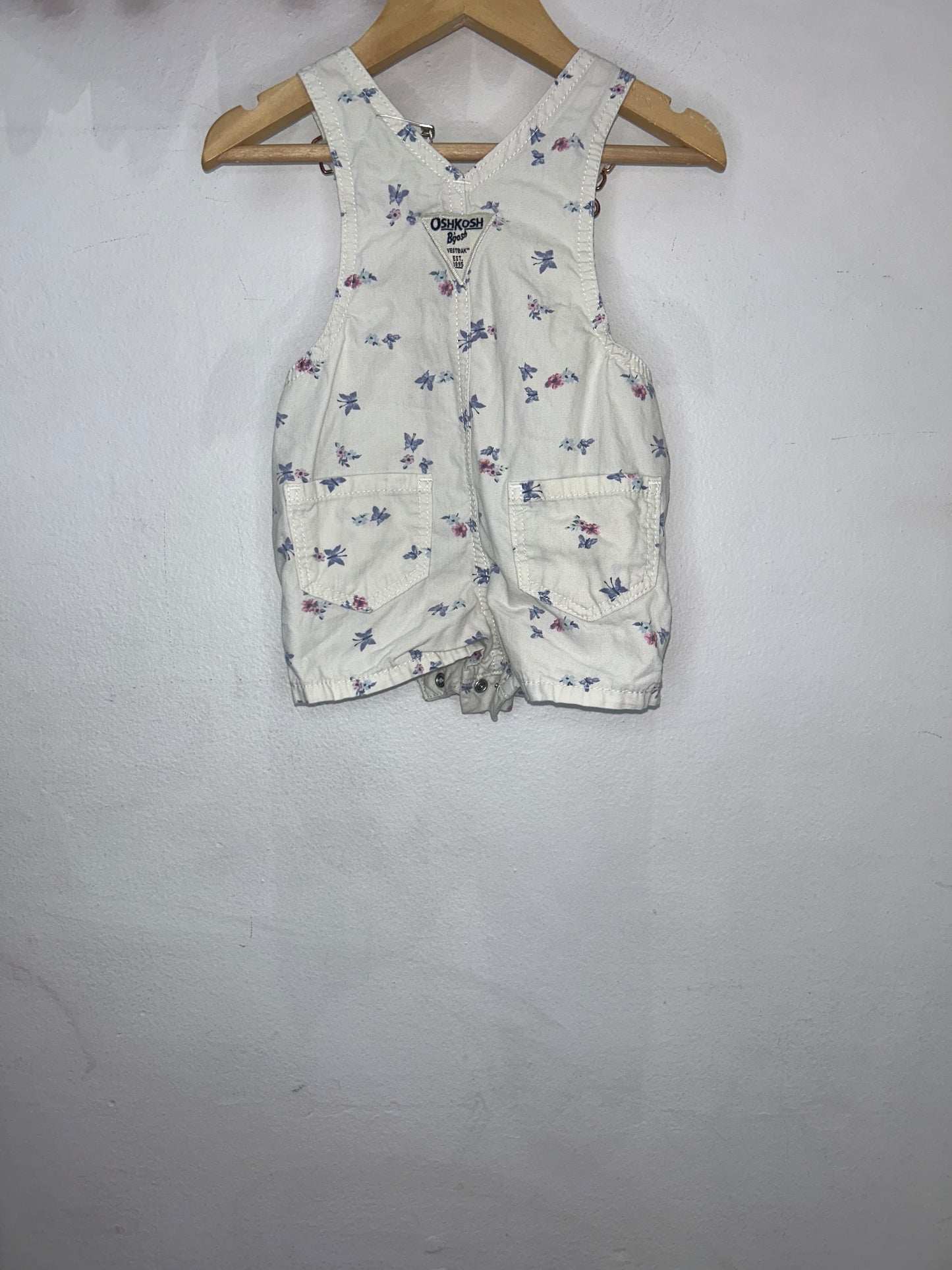 Butterflies shorty romper 6m