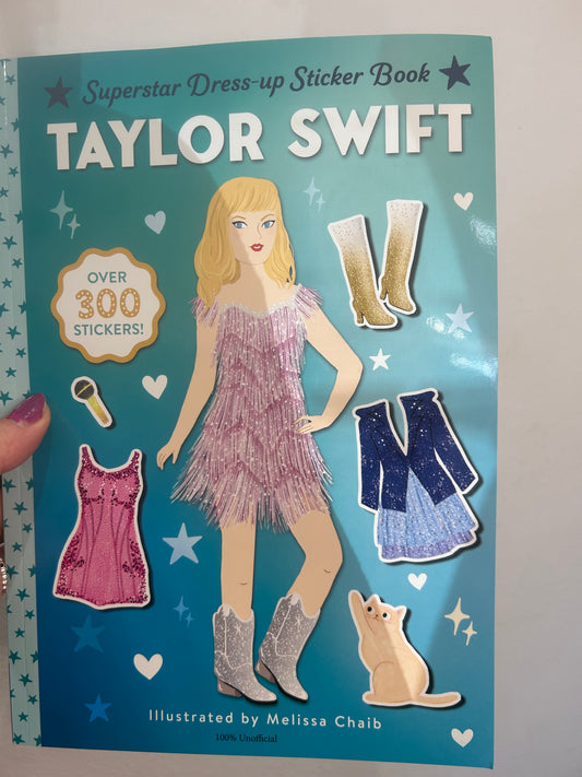 Taylor swift dress-up sticker book