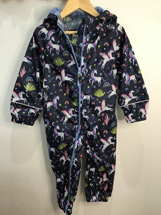 Unicorn rain suit 12-18m