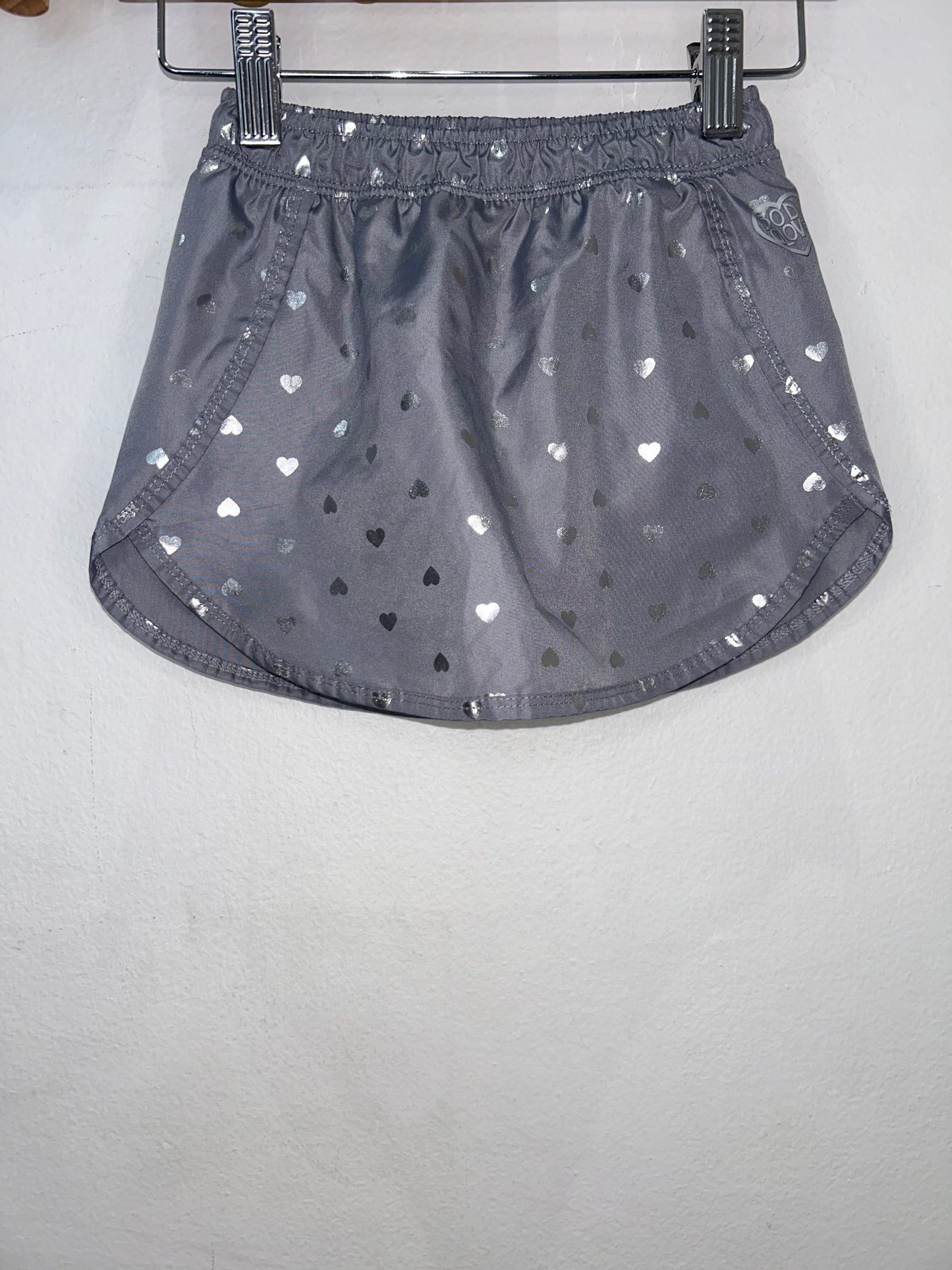 Silver hearts skort 3y