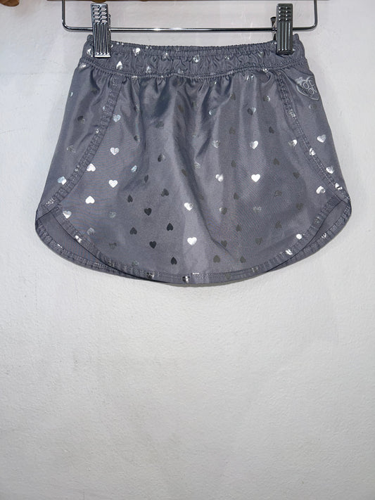 Silver hearts skort 3y