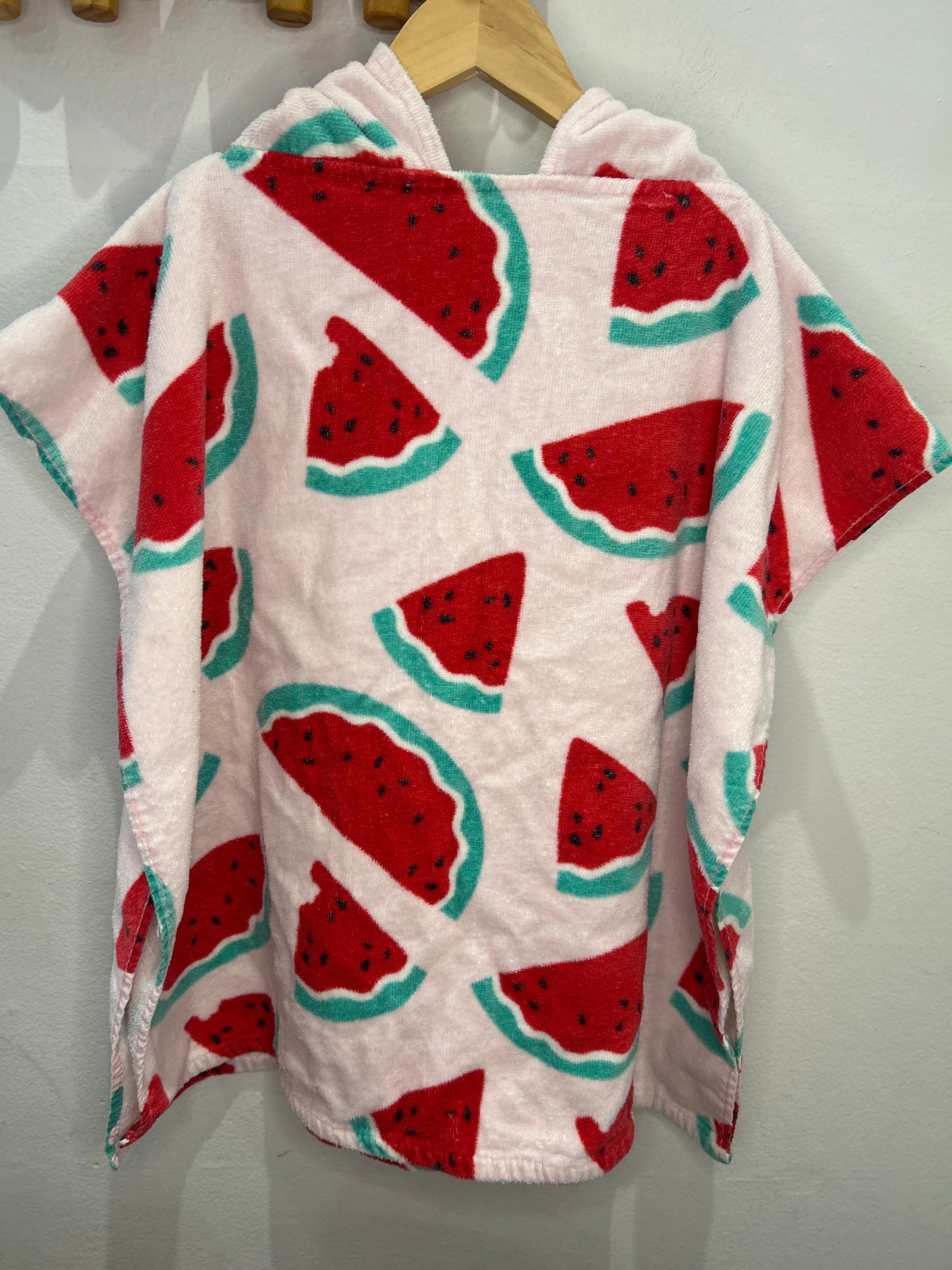 Watermelon towel poncho 2-4y