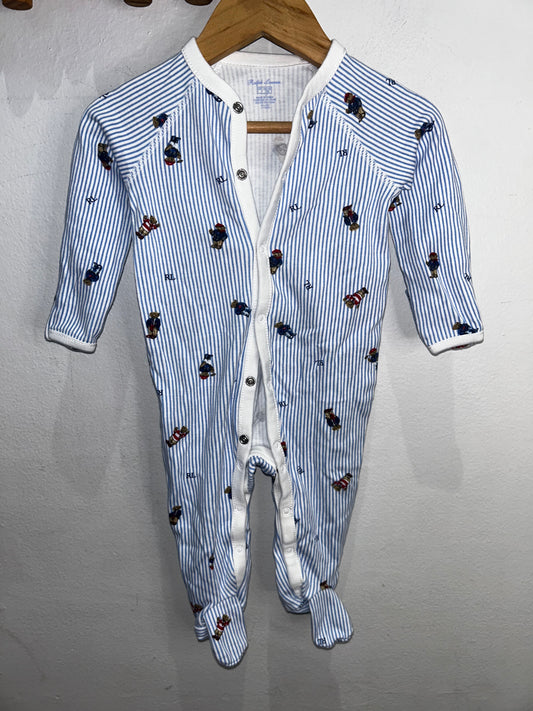 Striped bear sleeper 6m