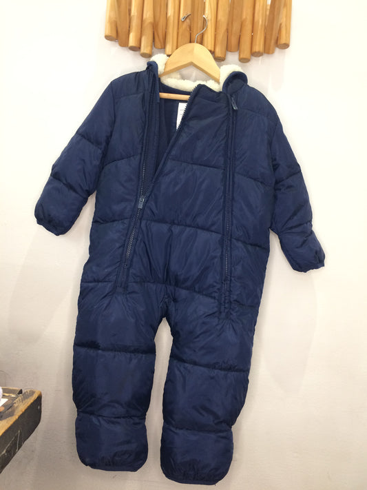 Navy warmest (cold control ultra max) snowsuit 18-24m