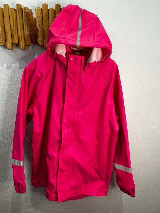 Reima hot pink rain jacket 146cm (11-12y)