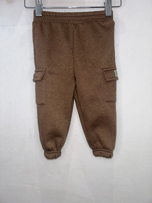 Brown pocket joggers 12m