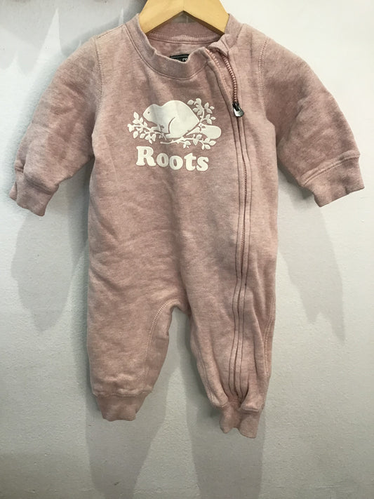 Romper Roots pink 3-6m
