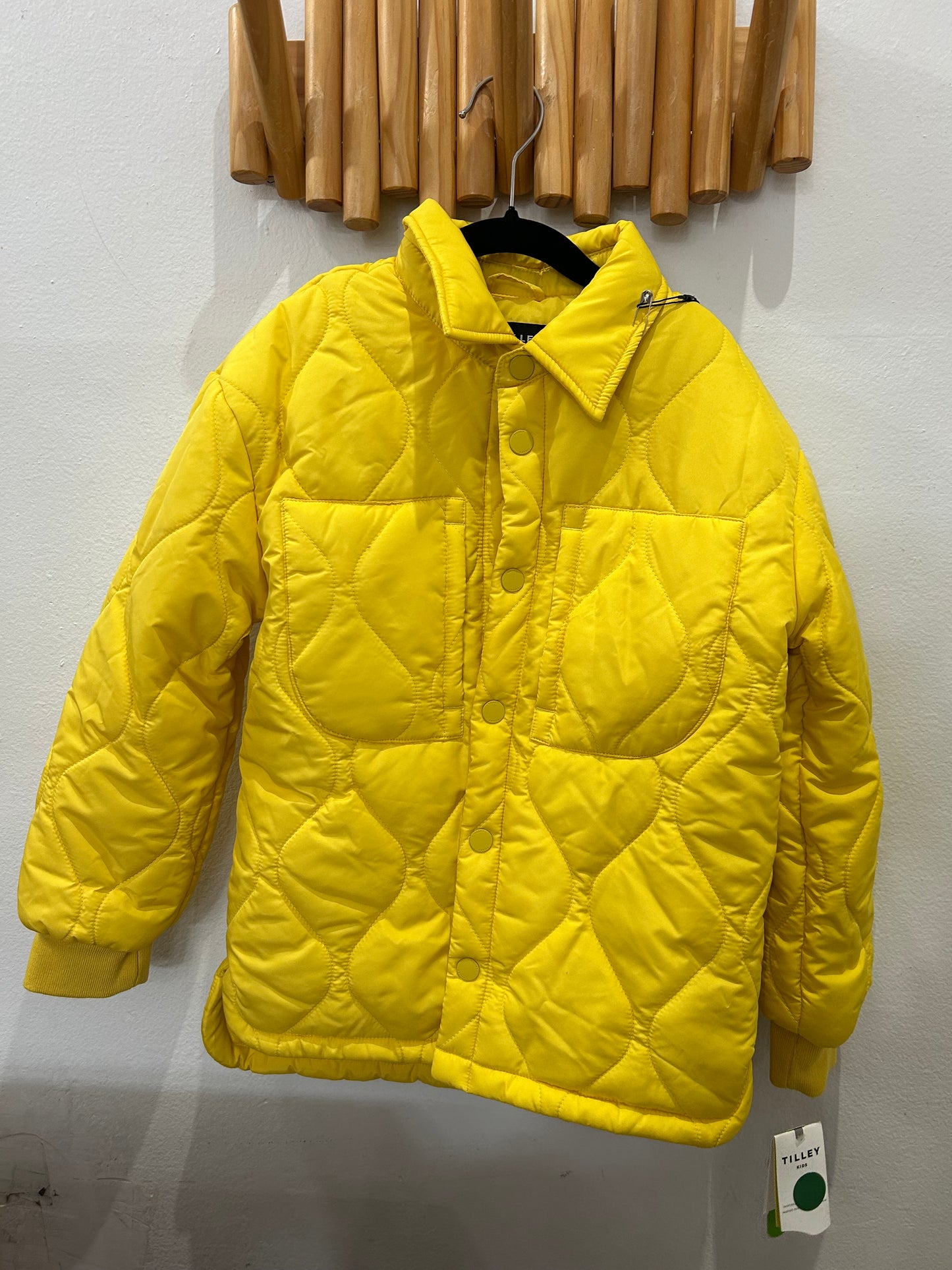 Tilley yellow anorak 9-10y NEW