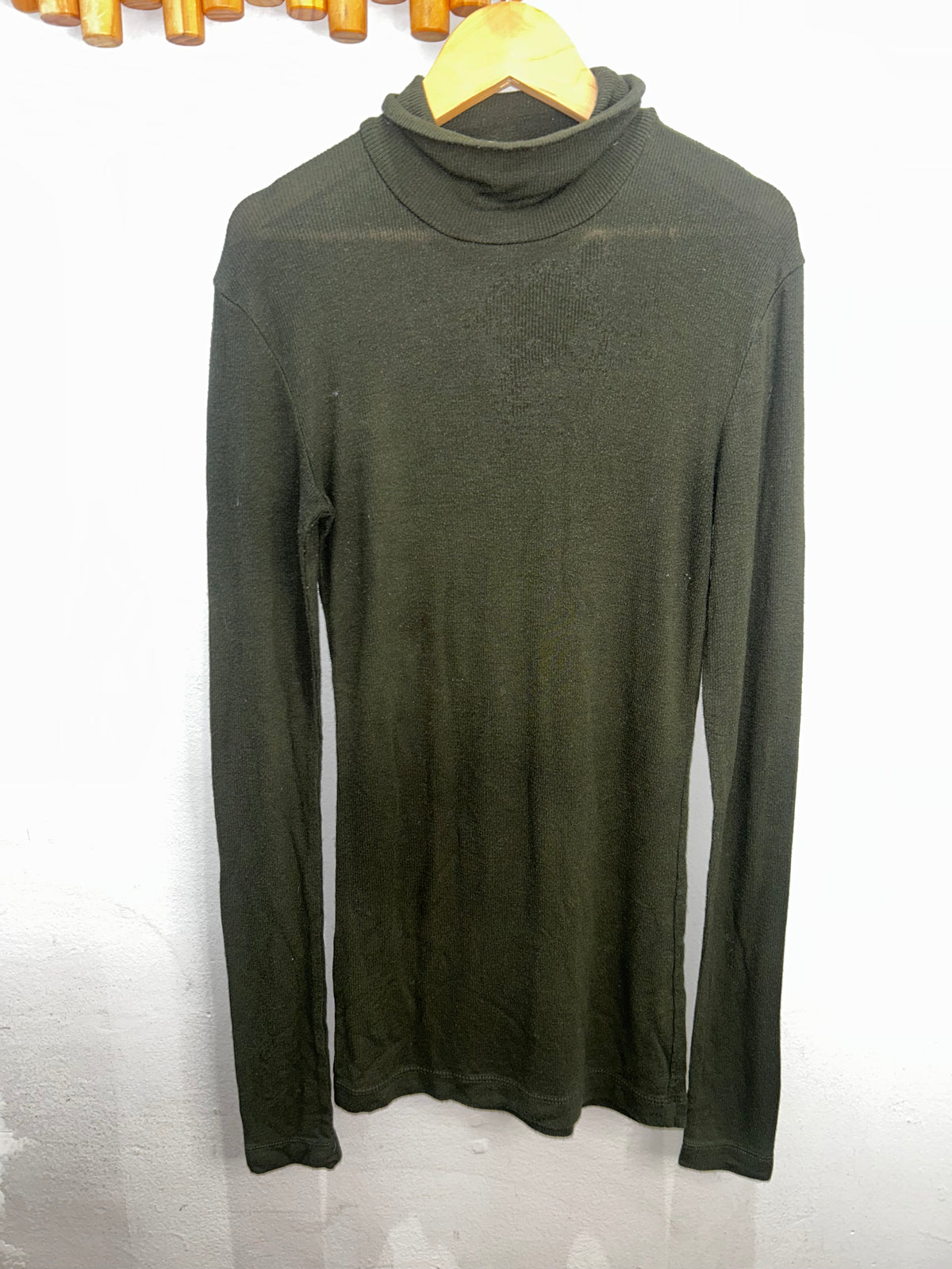 Wilfred green turtleneck- adult XS